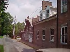 Side alley of the Spread Eagle Tavern